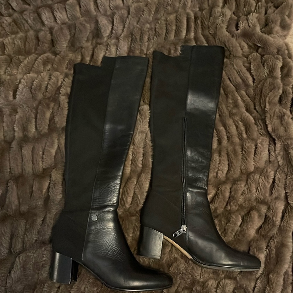 Karl Lagerfeld Over the knee leather boots